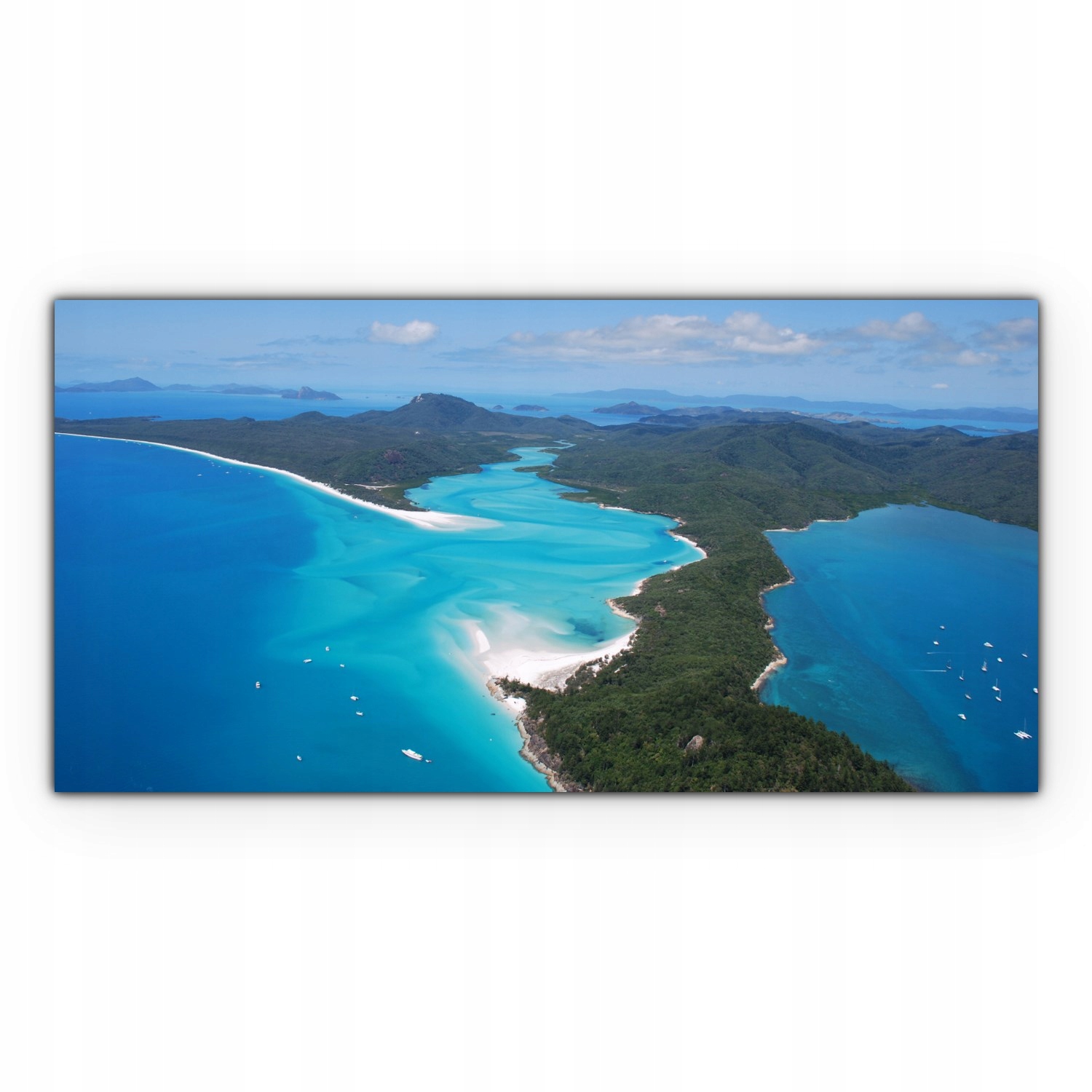 

Canvas na ramie ścienny 140x70 Tropiki Wyspa Ocean