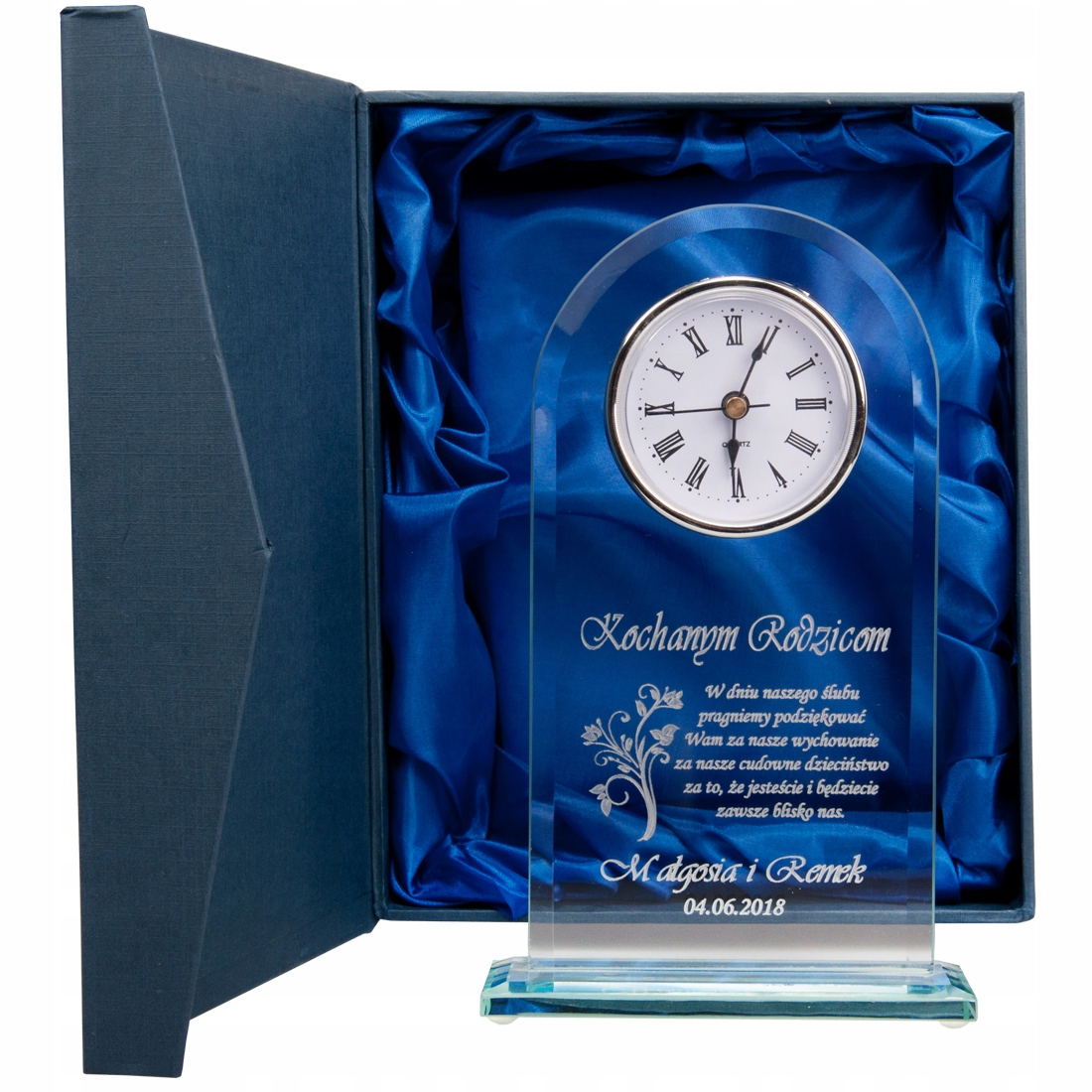 

Statuetka Podziękowania dla Rodziców Grawer Złoty