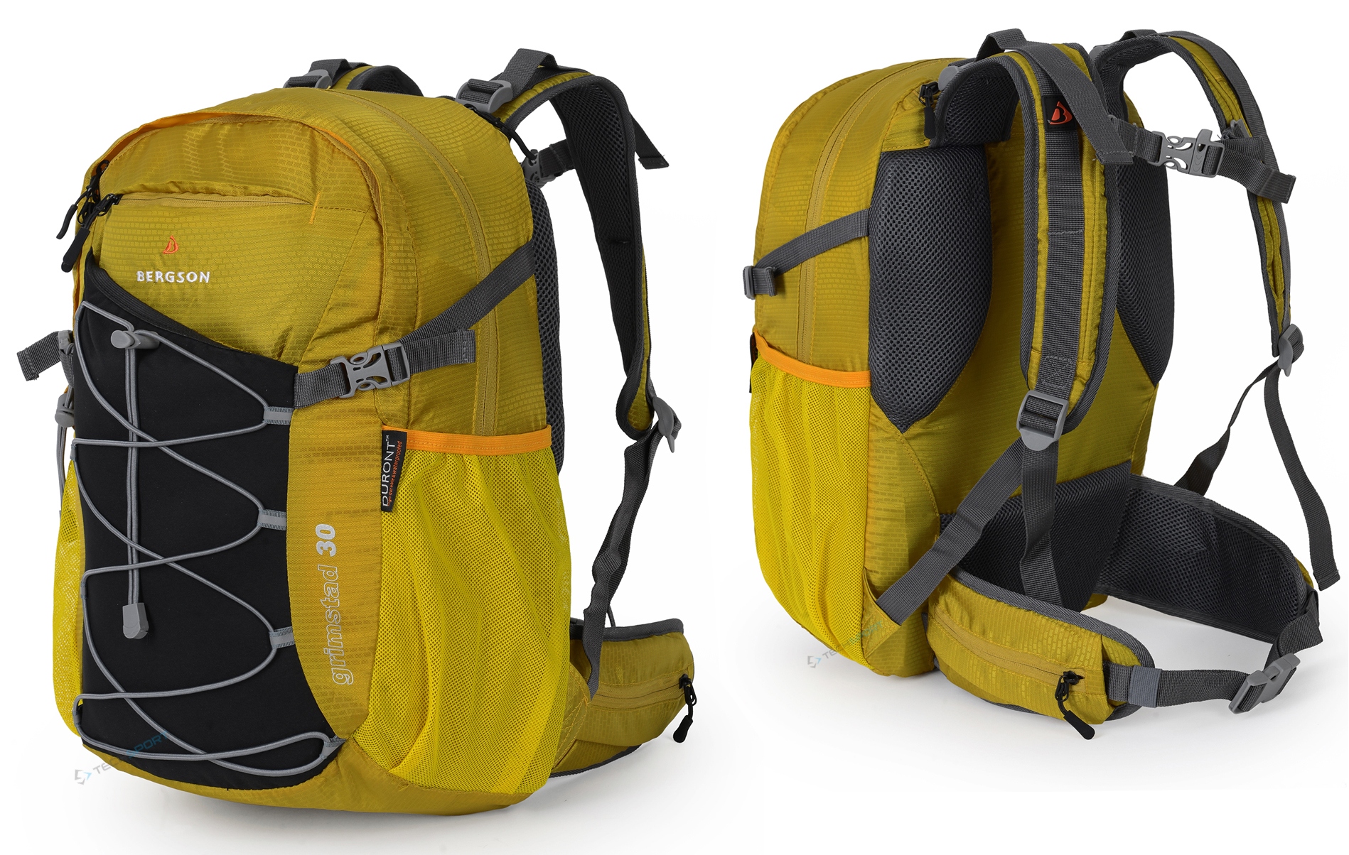 Značkový Prostorný Turistický Batoh Bergson Grimstad 30 L