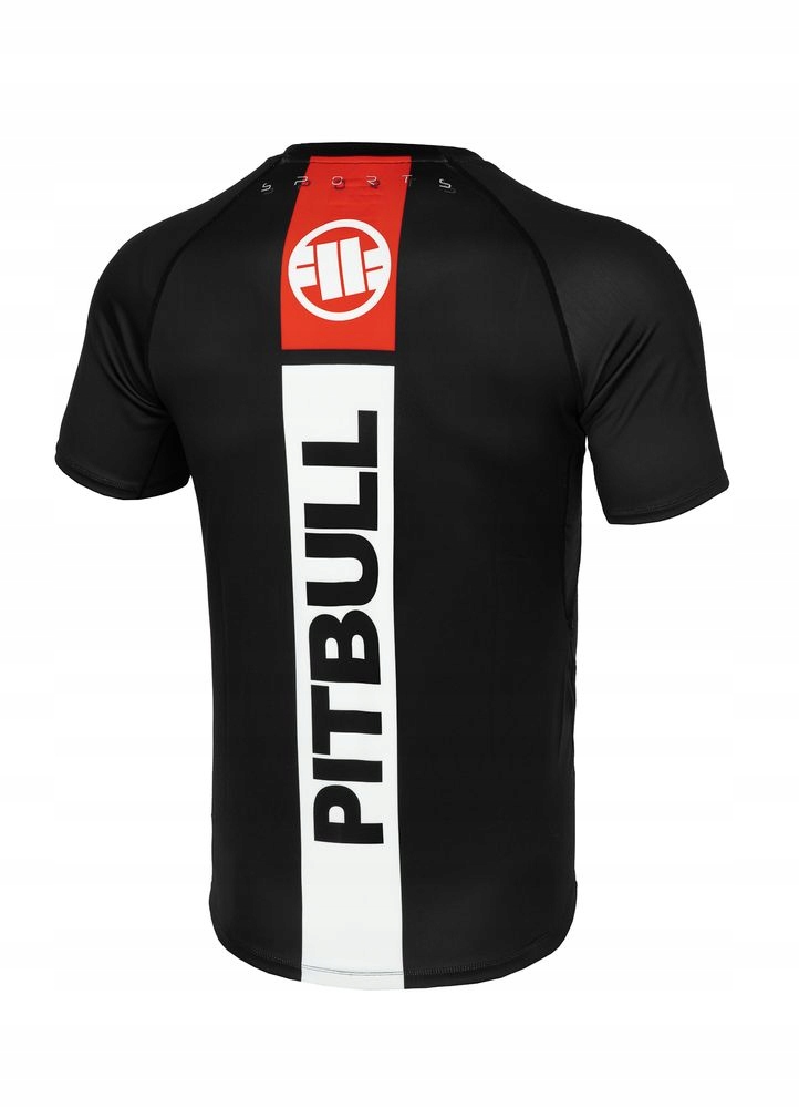 Rashguard treningowy Mma Bjj krótki rękaw Pitbull L czarny
