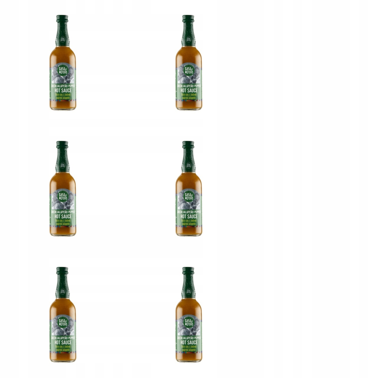 6 x 100 g Casa de mexico omáčka zelená jalapeno Karton