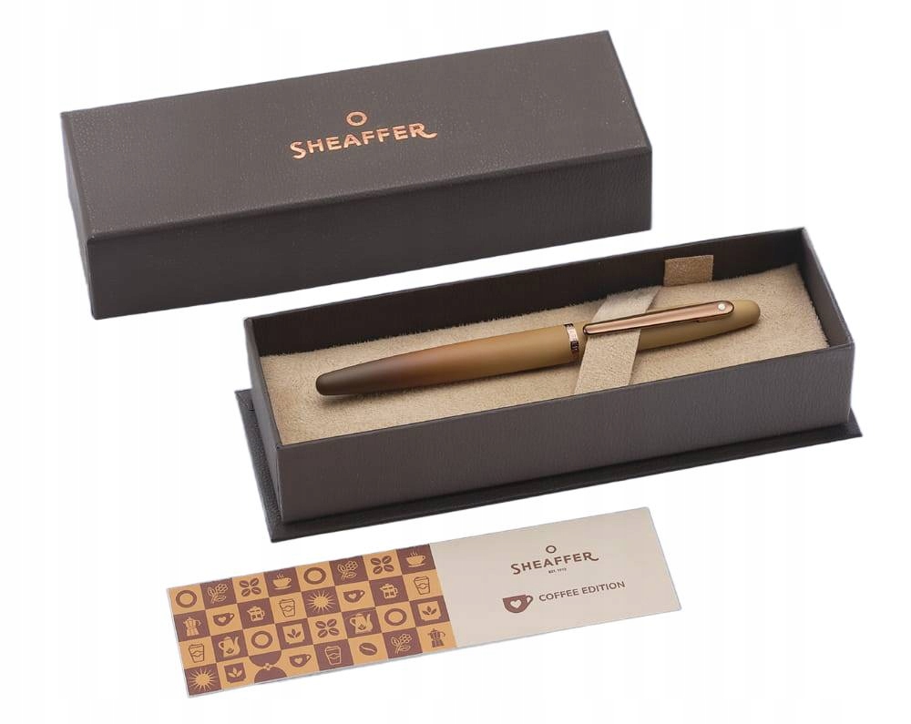 Pióro wieczne Sheaffer Vfm Coffee Edition M Pvd Special Box 9428