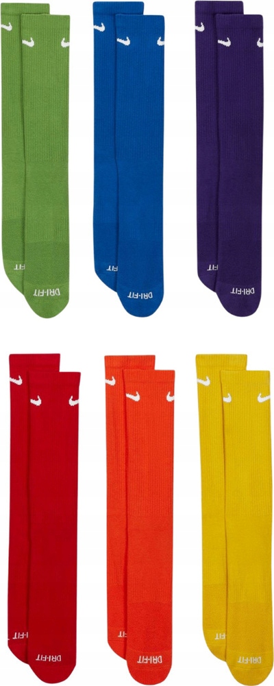 Ponožky Nike Everyday Plus Cush, 6 Párů , SX6897, velikost 903, velikost 42-46