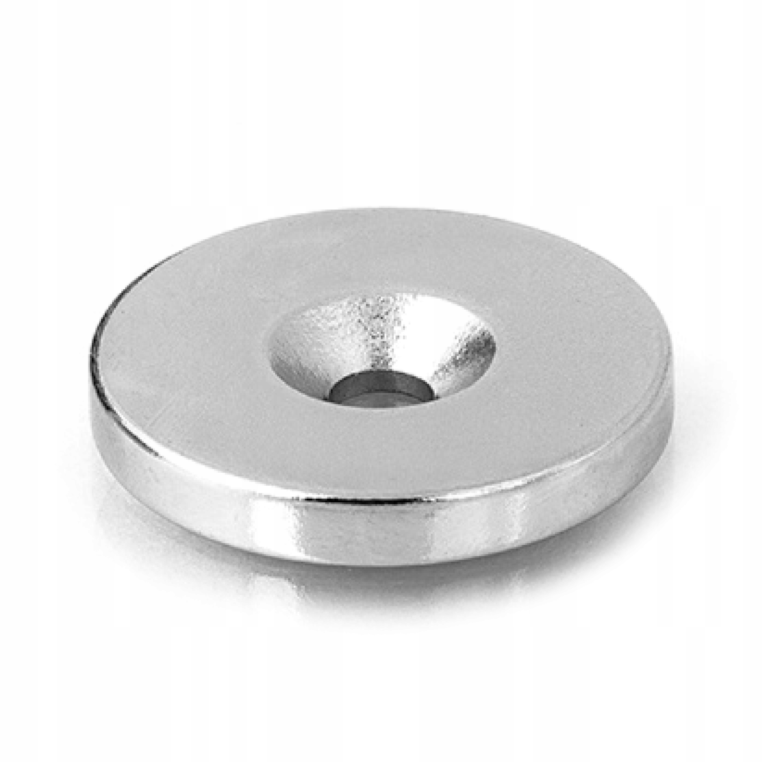 

Magnes Neodymowy 20x3 mm otw.8x4 Pod Wkręt