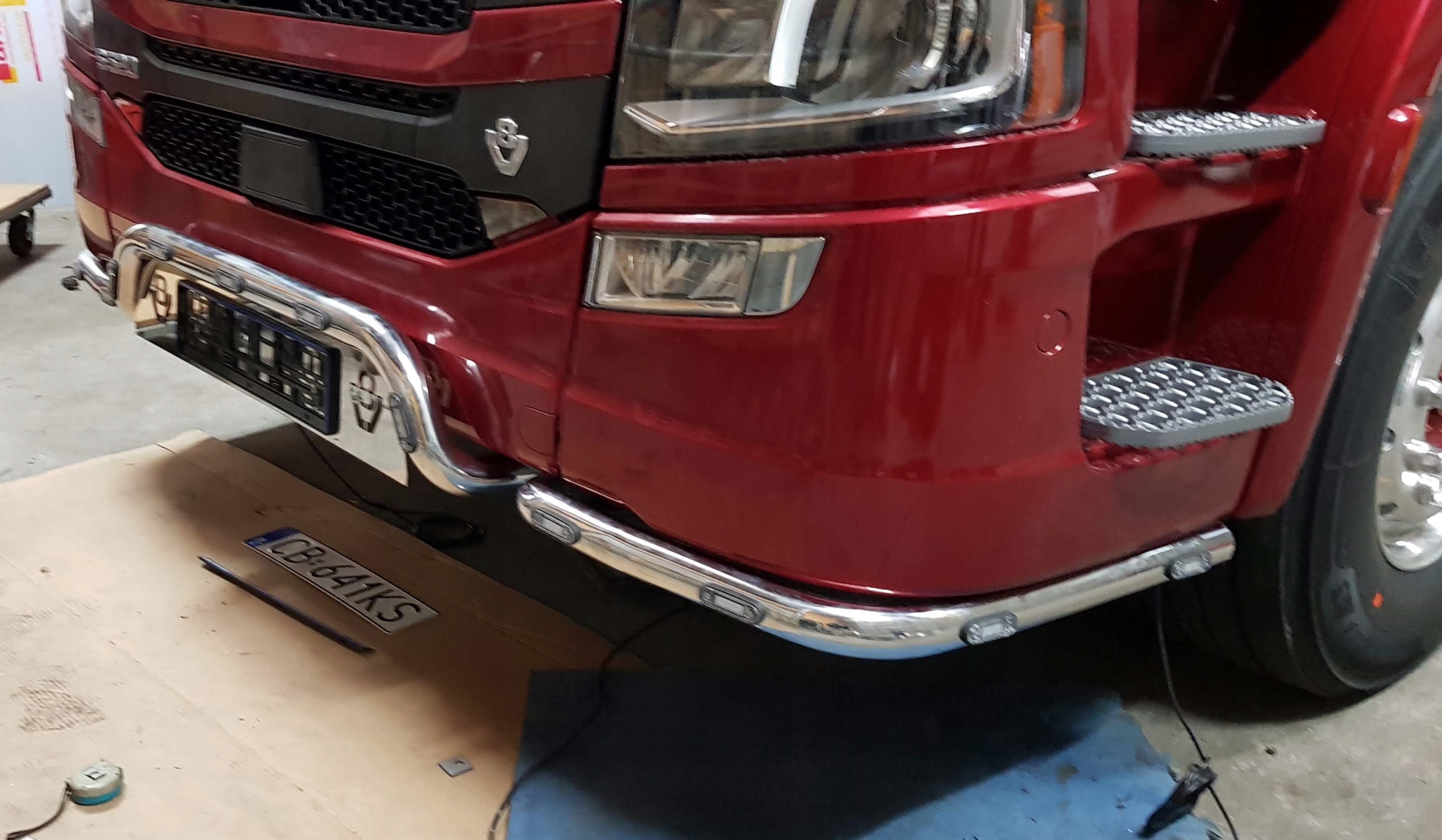 Orurowanie pod zderzak Scania Next Gen (3 el.)