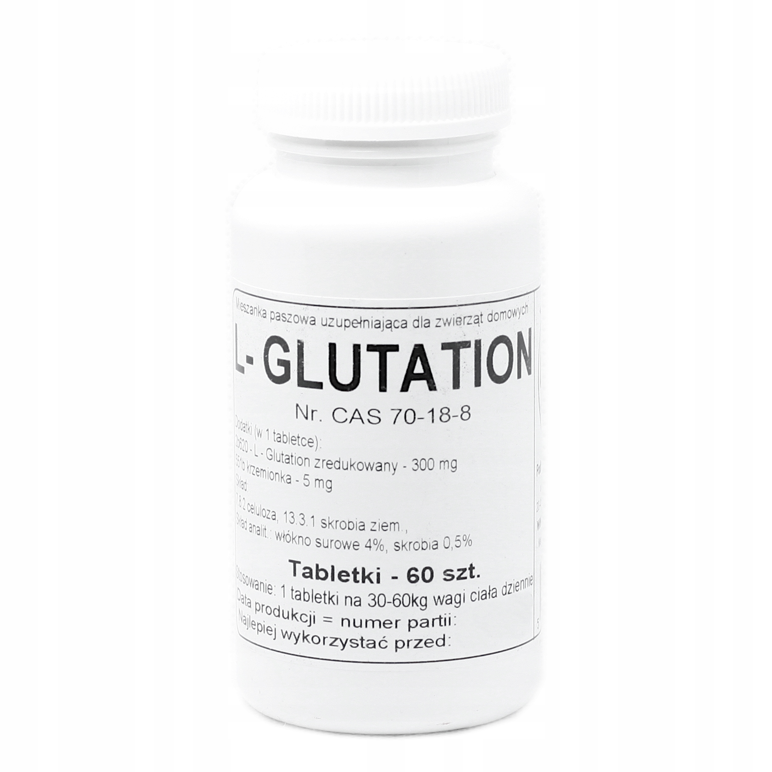 Levně L-Glutation 300 mg 60 tablet Podkowa – Podpora zdraví a vitality