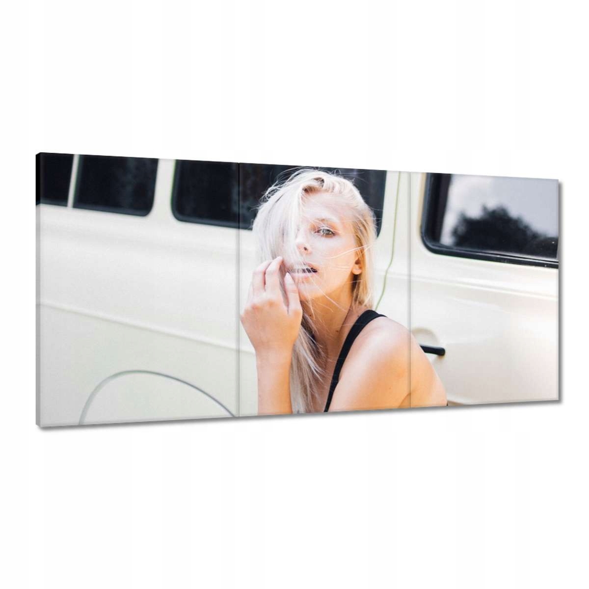 Obrazy 120x60 Transporter a dívka