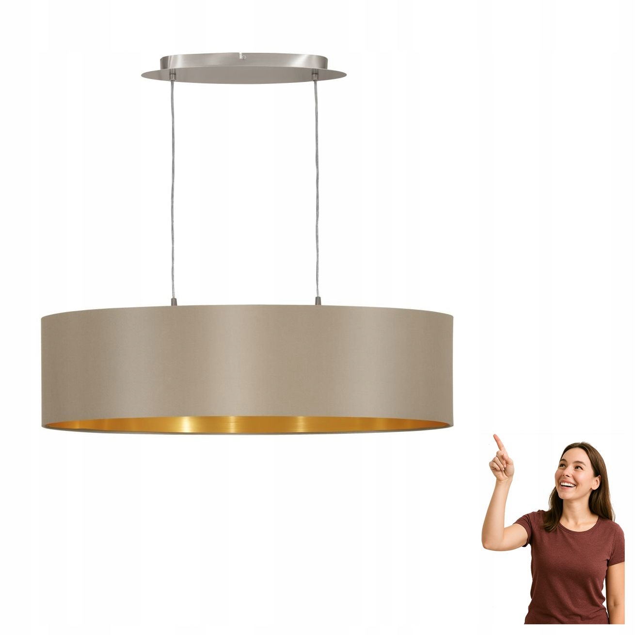 Závesná lampa Maserlo 31613 Eglo