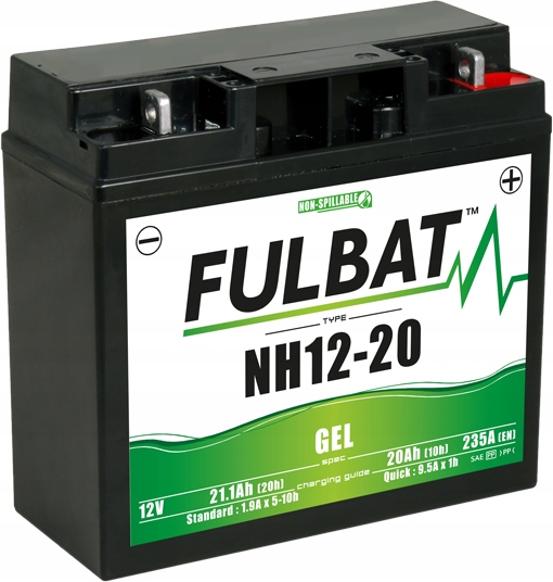 Аккумулятор Fulbat NH12-20 GEL 12V 20ah 235A
