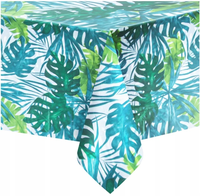 OBRUS FOLIOWY NA URODZINY PARTY 137x274cm Monstera