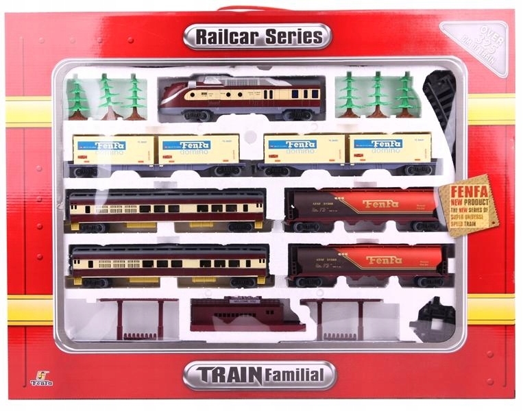 

Realistyczna Kolejka Fenfa 1601B Skala 1:87 pociąg
