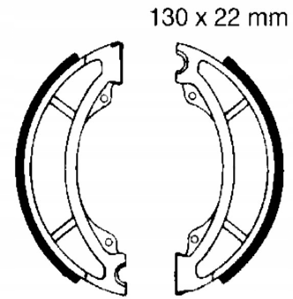 Brzdové Čelisti Yamaha Tt 600 Yz 125 250 465 490