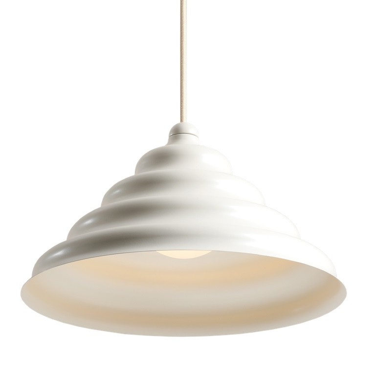 Lampa wisząca kremowa do kuchni jadalni, lampa sufitowa nad stół Fala L