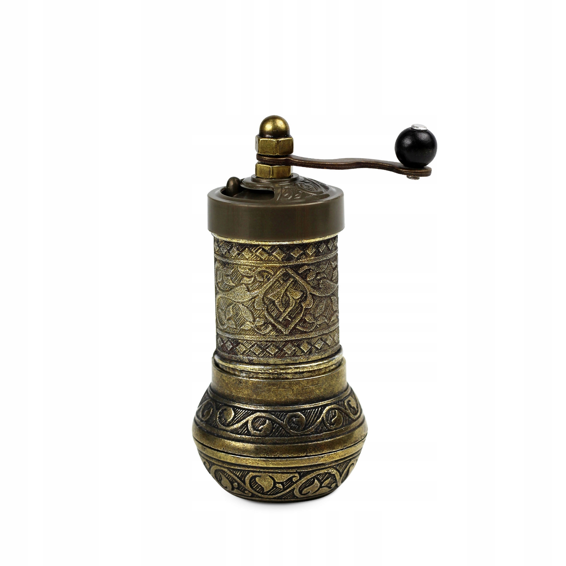 MŁYNEK RĘCZNY STYL VINTAGE TURECKI | STARE ZŁOTO