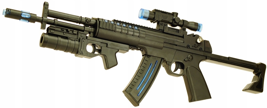 BEZPIECZNY KARABIN NA STRZAŁKI ŚWIATŁO DŹWIĘK 0835 Marka Nicola Toys