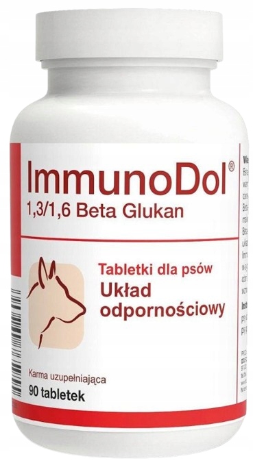 ImmunoDol 1,3/1,6 Beta Glukan ODPORNOŚĆ DLA PSA 90 tabletek