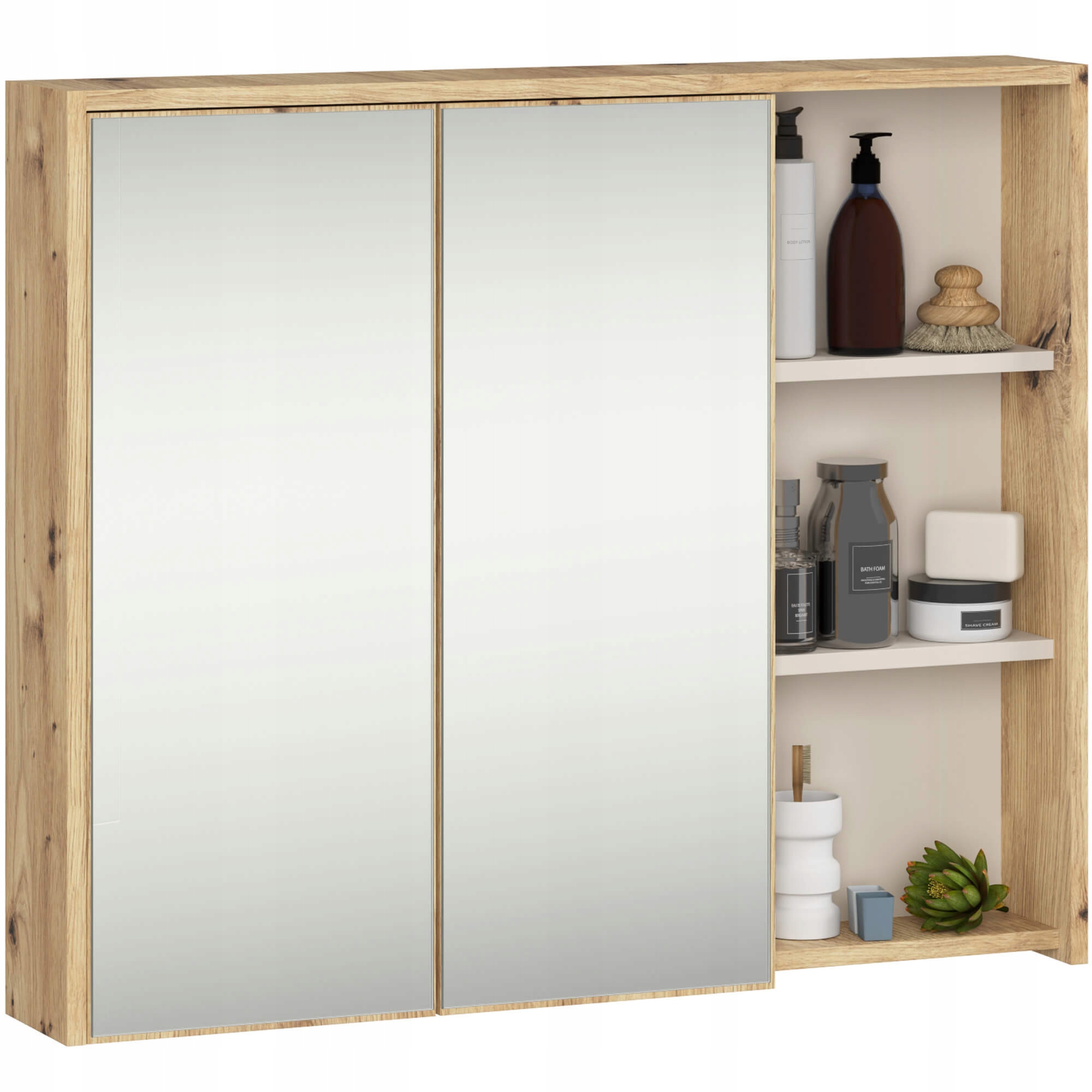 Závesná Kúpeľňová Skrinka Vami W90 2D3P Loartisan/kašmír Akd