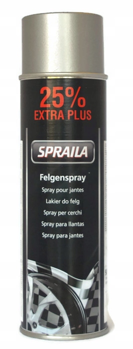 STALOWY SPRAILA LAKIER SPRAY FARBA DO FELG NITRO