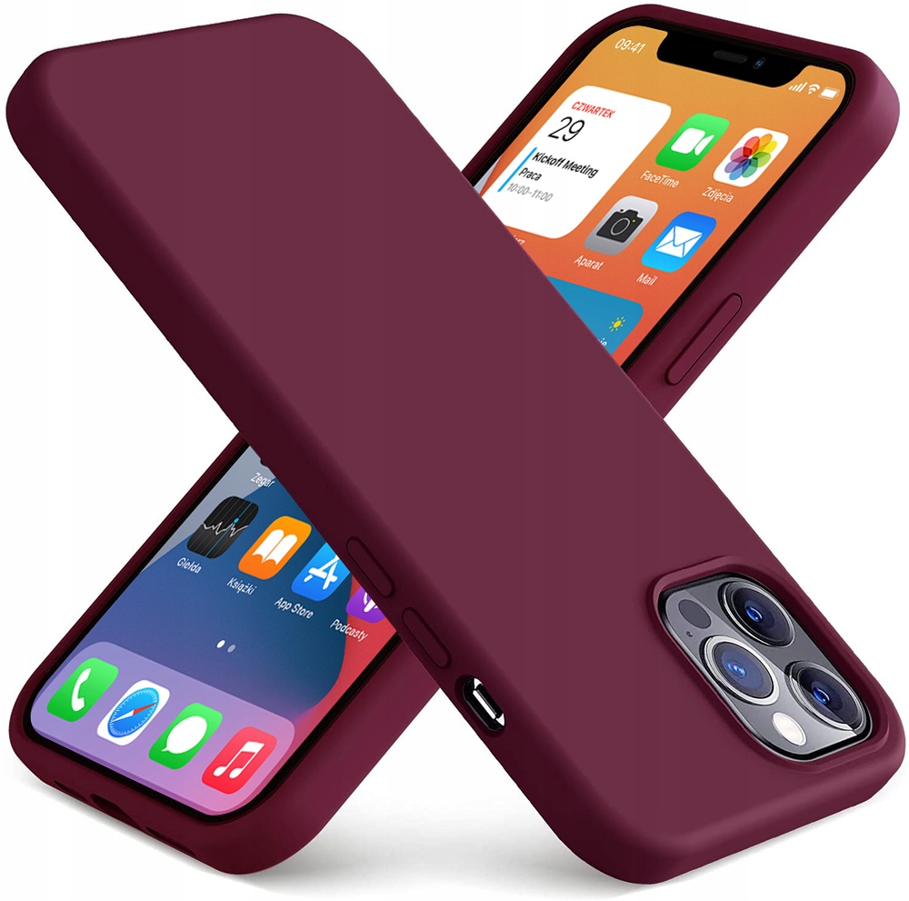 

Etui Case Silicone Szkło 9H do iPhone 13 Pro