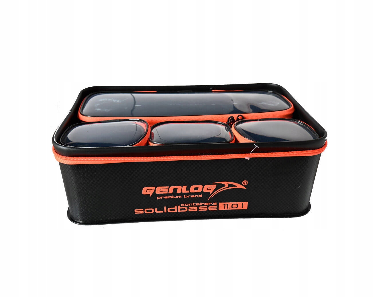 Zestaw 5 Pojemników Genlog Eva Solid Base Carbon