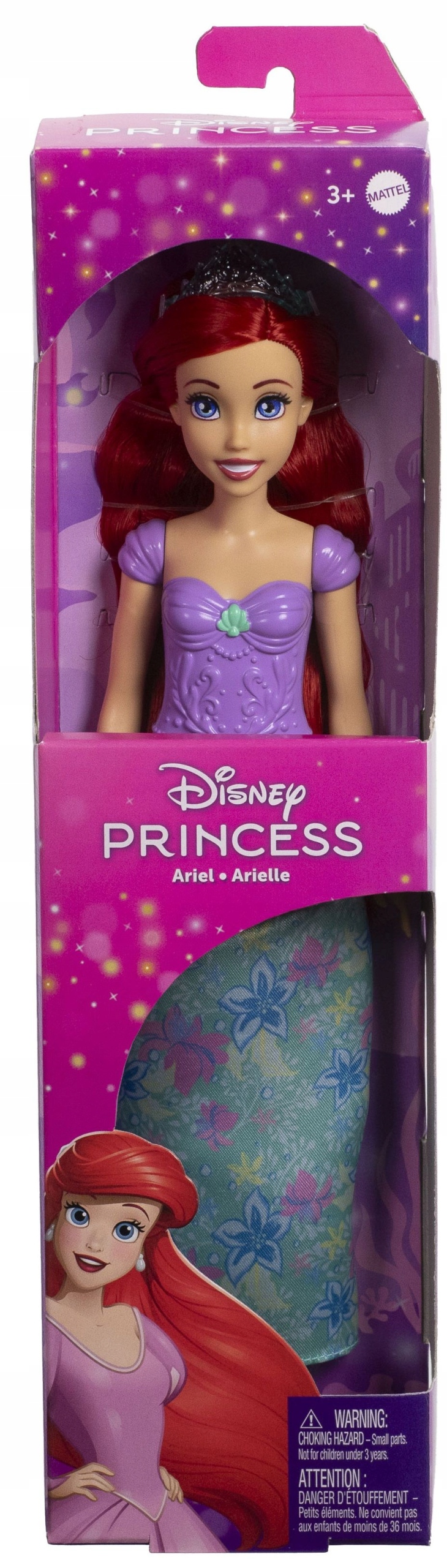 DISNEY PRINCESS ARIEL DOLL JCY43 MATTEL Minimum age 3
