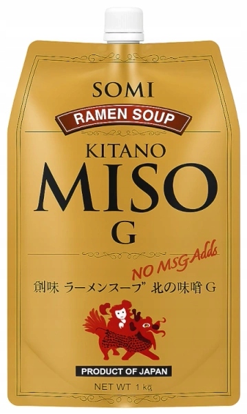 Levně Japonský koncentrát vývaru Kitano miso na polévku ramen 1 kg Somi Japonsko