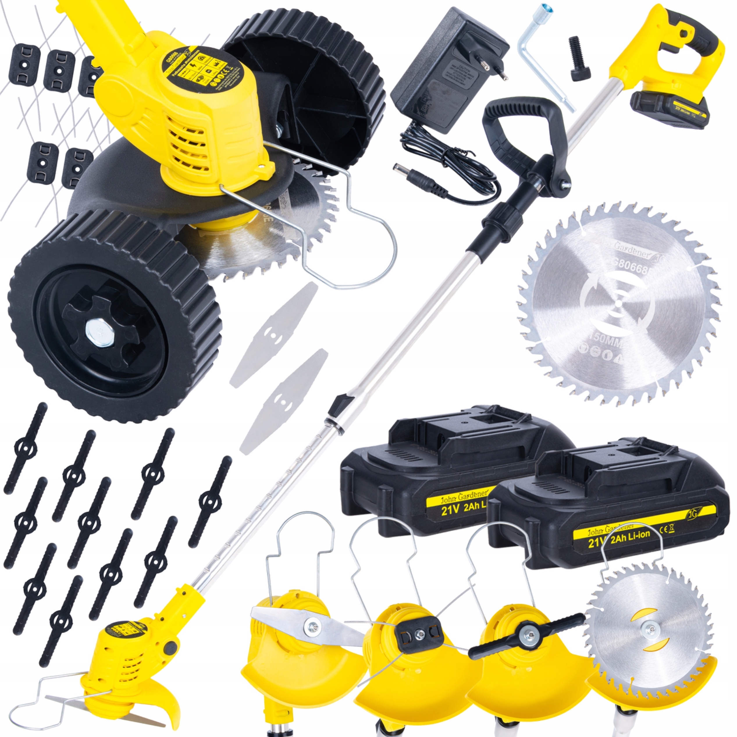 Aku vyžínač 2x2.0Ah 21V sada XXL G80668