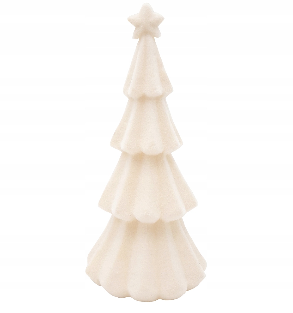 

Choinka Sztuczna Z Gwiazdą Welurowa Biała 40 cm