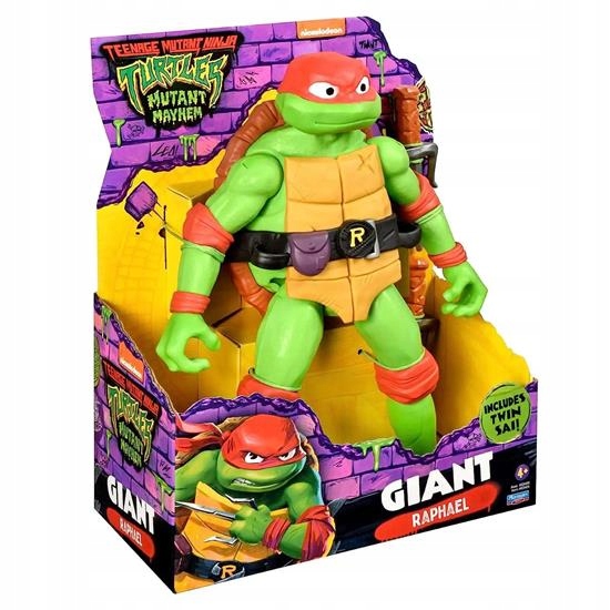 Wojownicze Żółwie Ninja Duża Figurka RAPHAEL 30 cm Marka Orbico Toys