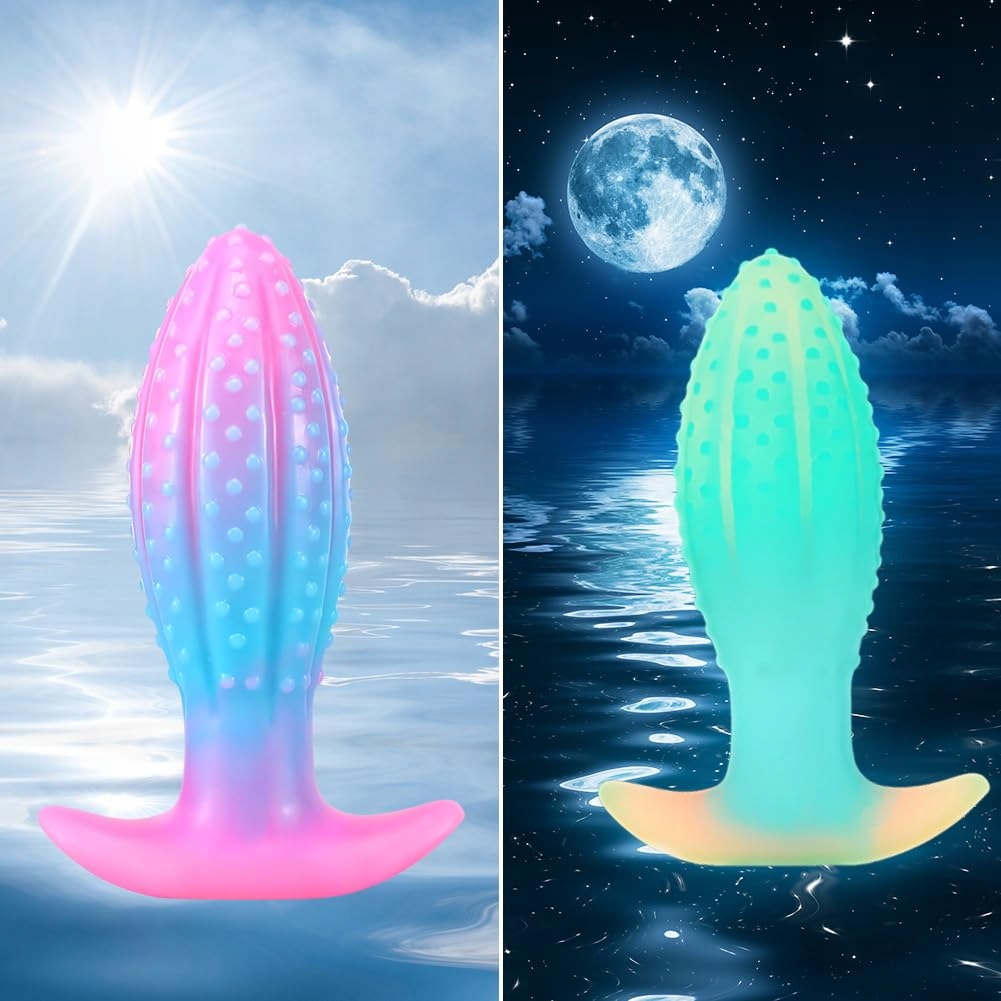 SXOVO 17 cm Świecący Silikonowy Dildo Analny dla G Punktu i Prostaty — miniatura 7