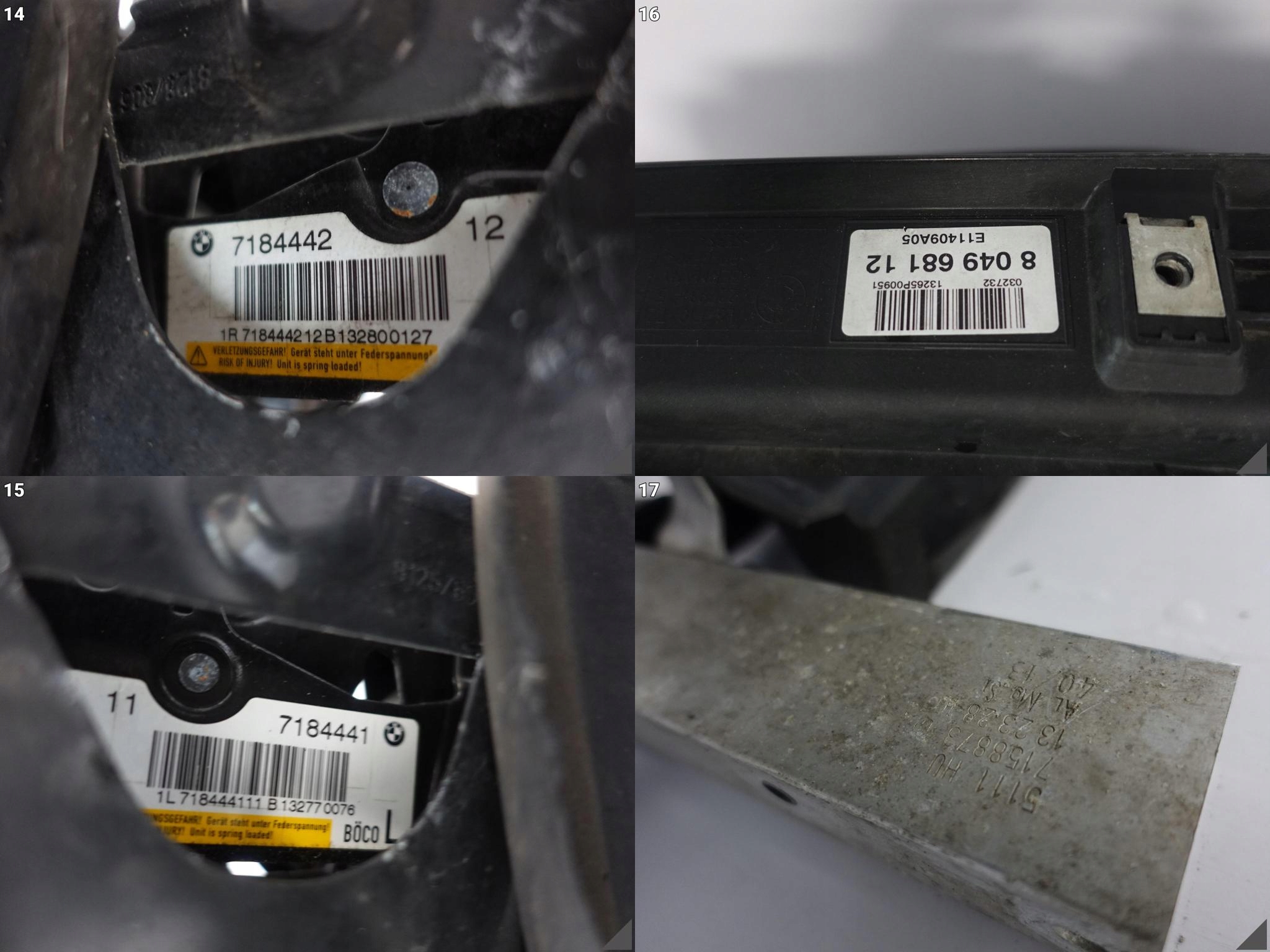 BMW F10 F11 M550D WENTYLATOR CHŁODNICE WODA KLIMA PAS WZMOCNIENIE 850W Wersja Europejska