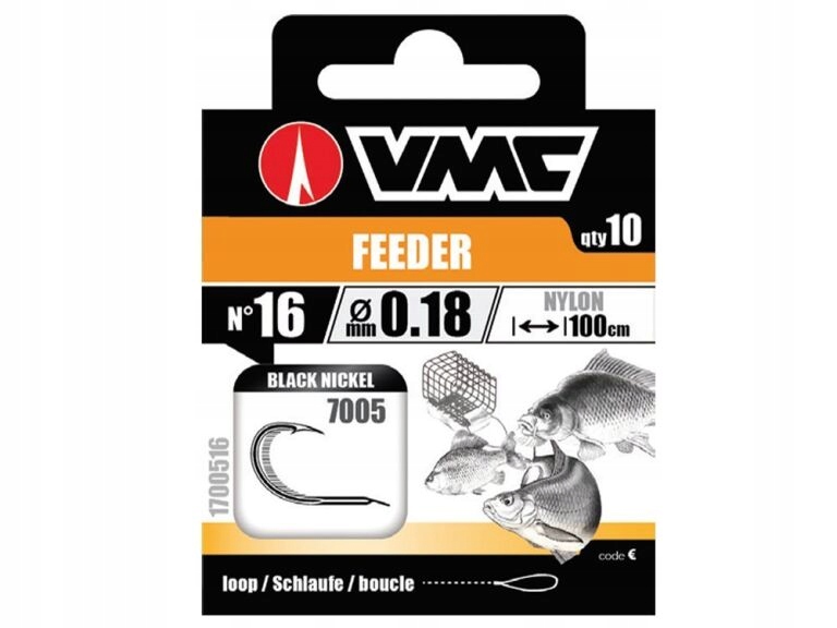 VMC Haczyk Z Przyponem Feeder 100cm 10 0,16mm
