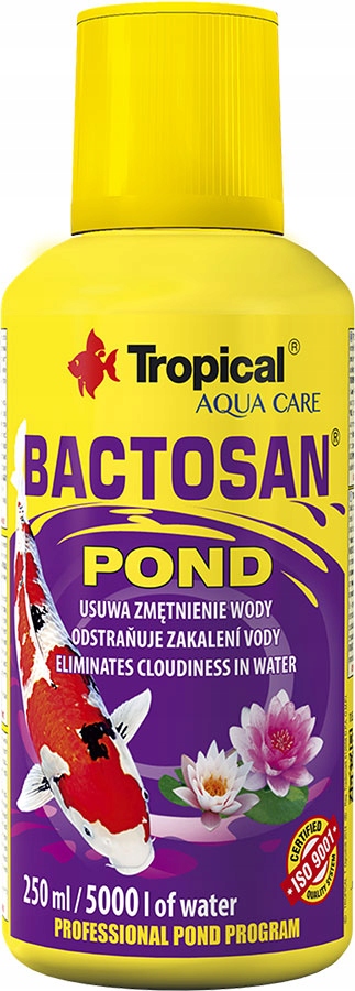

Tropical Bactosan Pond 250ml Klarowanie Wody Staw