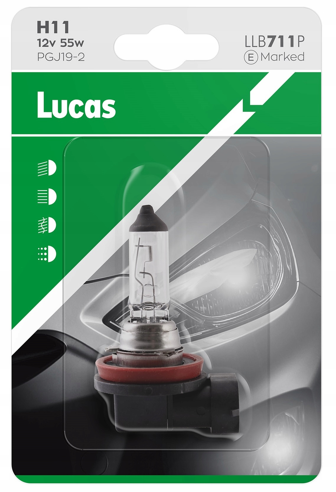 Hella Par De Ampolletas H11 12v / 55w Pgj19-2 | Cuotas Sin Inter&eacute;s