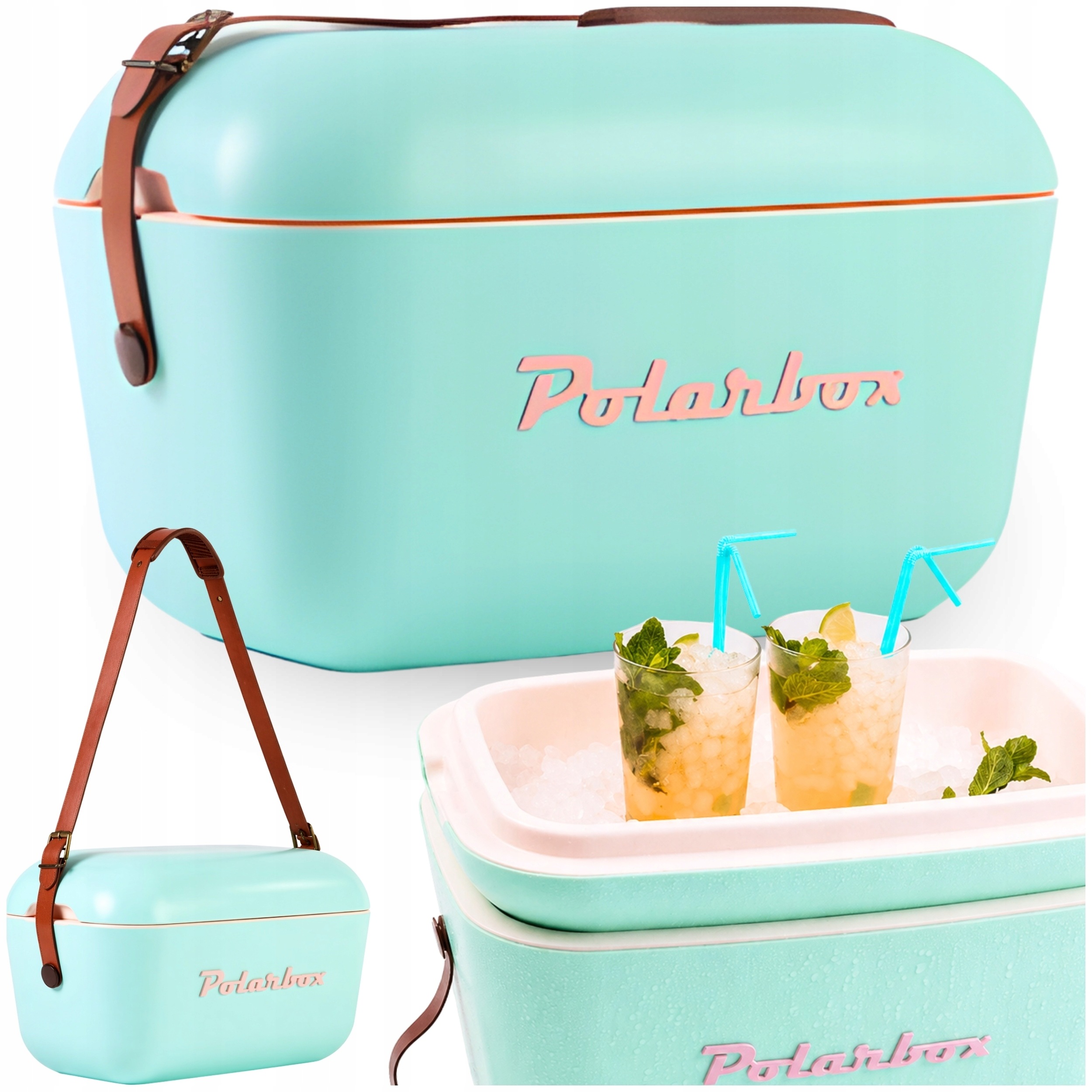 Turistická chladnička Polarbox 12L Pop Edition Cyan
