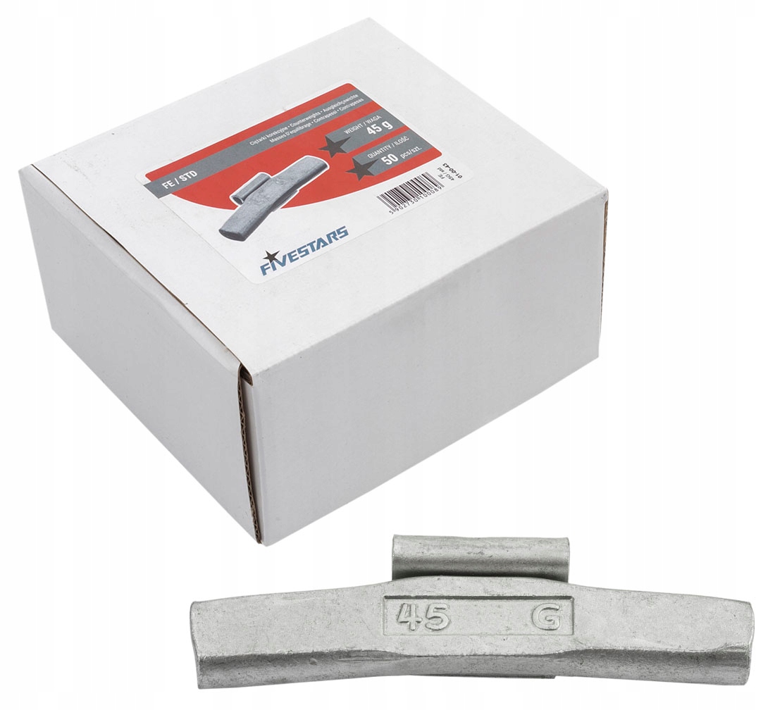 

Ciężarek Nabijane do kół Stalowe Fivestars Fe 45G