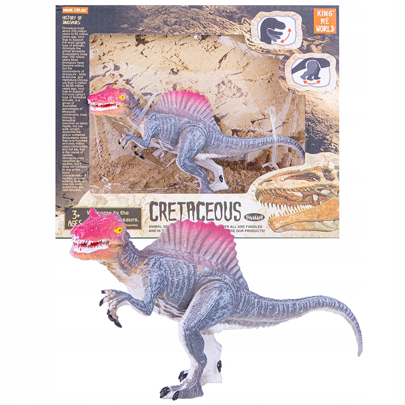 

Dinozaur figurka ruchome nogi szczęka Spinozaur