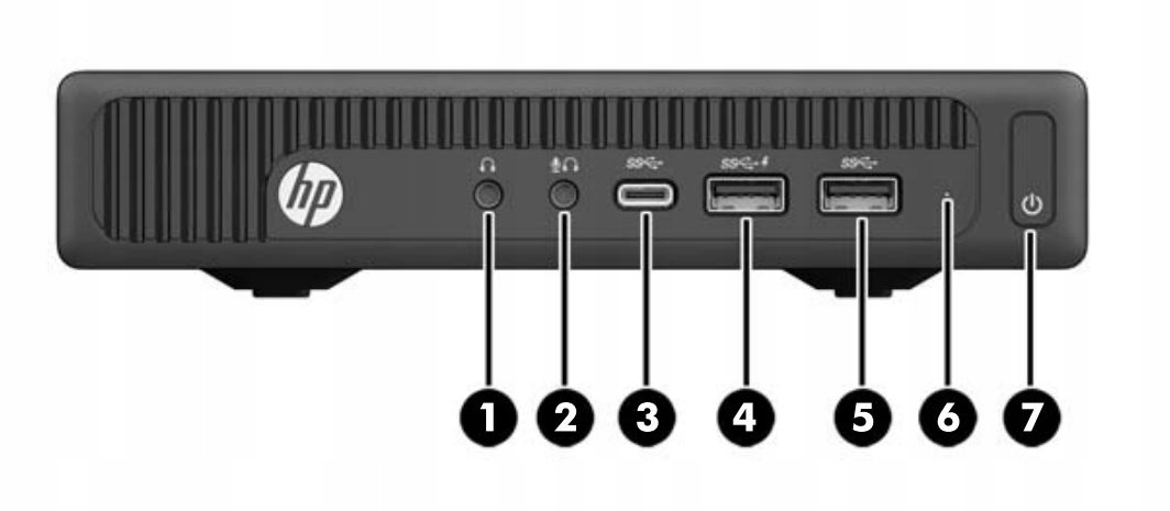 TANI SZYBKI KOMPUTER HP ELITEDESK 800 G2 DM i5-6500T 8GB 256GB SSD WiFi WIN Taktowanie bazowe procesora 2.5 GHz