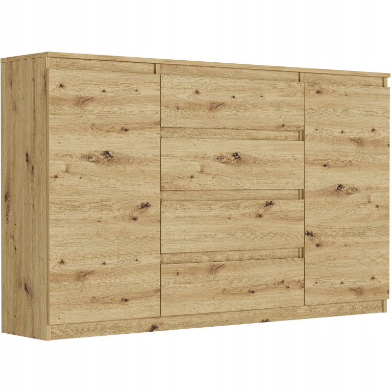 Modna KOMODA 160 SZAFKA 4 SZ. 3 PÓŁKI ARTISAN R160S4