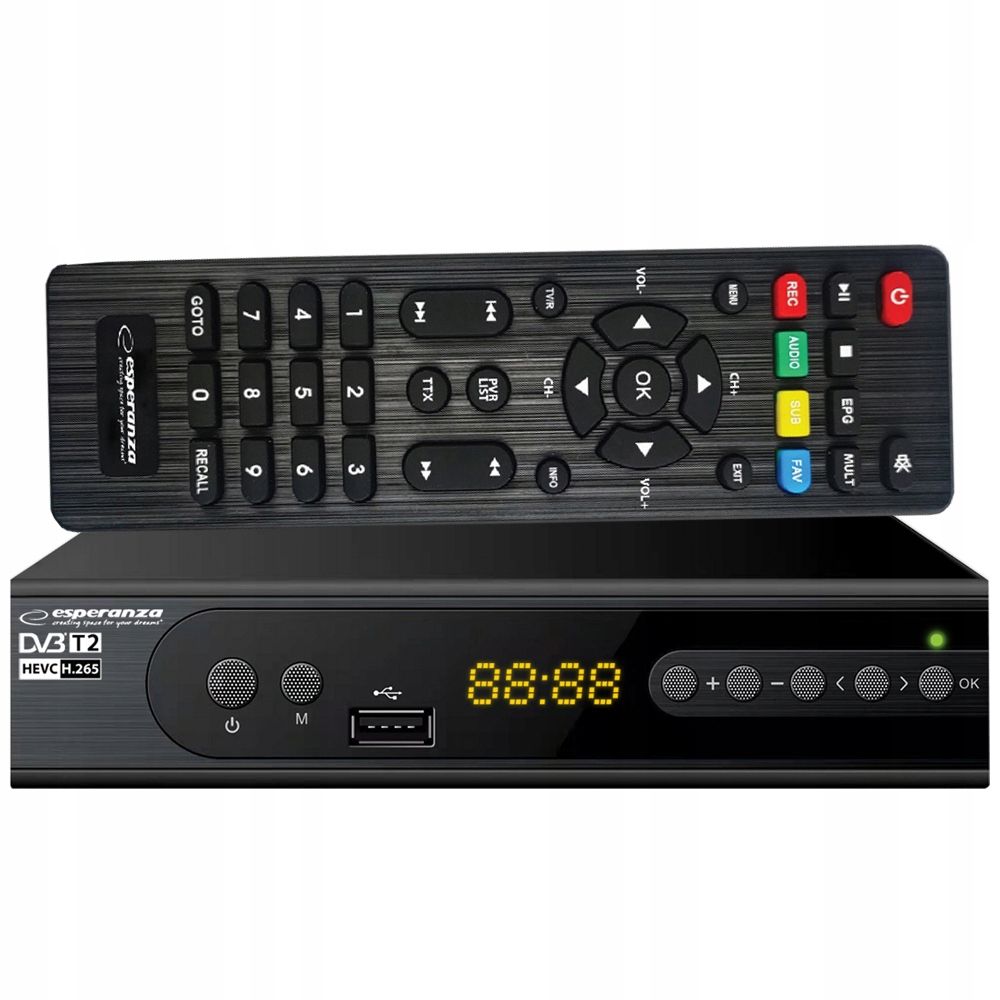 Esperanza Tuner EV106R DVB-T/T2 H.265/HEVC