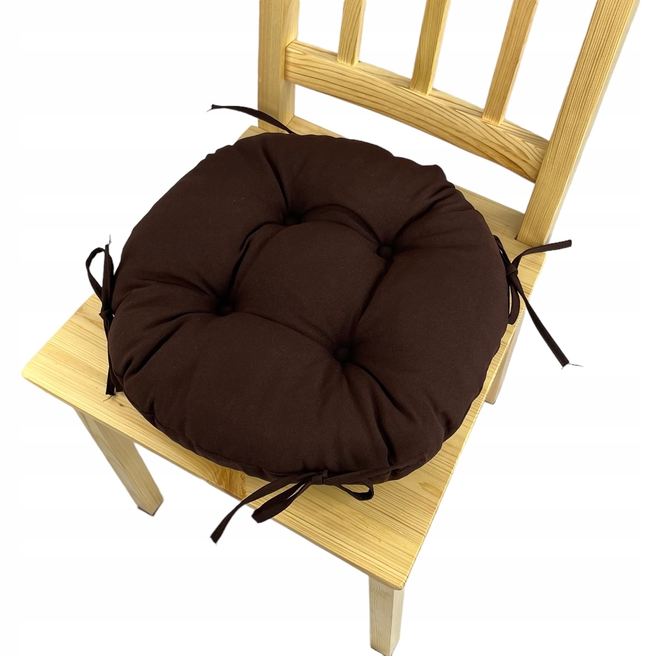 

Poduszka na krzesło taboret 35cm Brązowy Koło