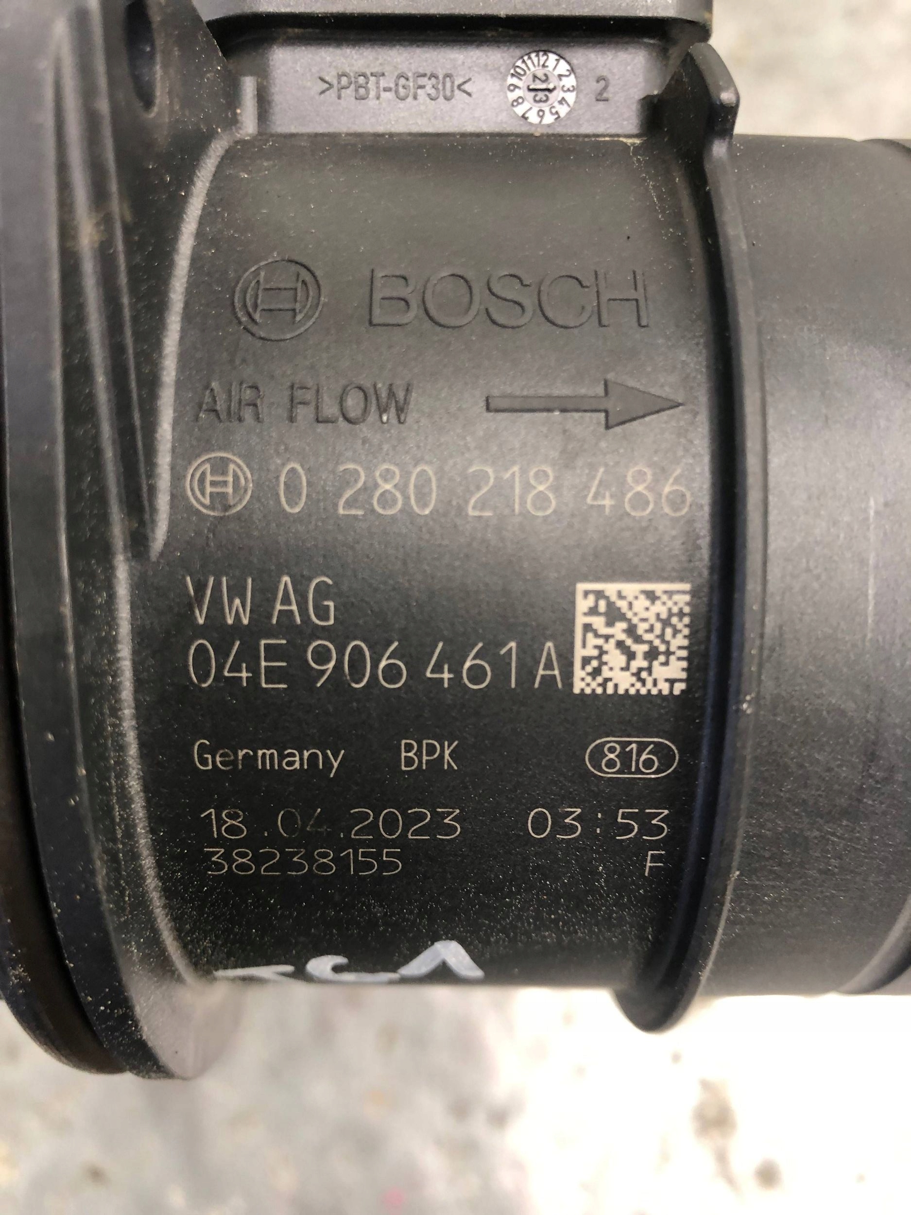 flow meter VW T6.1 04E906461A