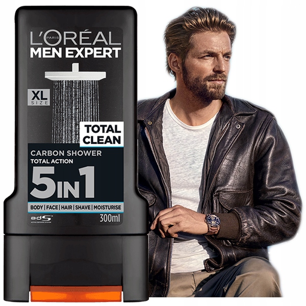 

Loreal Men Total żel pod prysznic męski XL z Angli