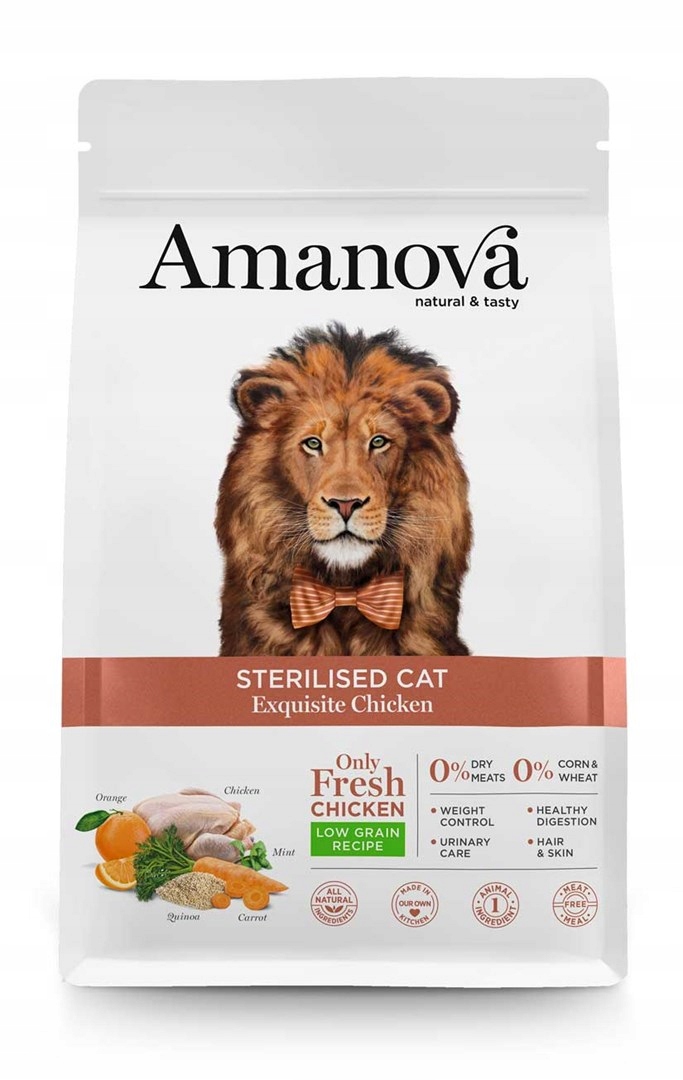 Levně Amanova Sterilised Cat Chicken 1,5 kg