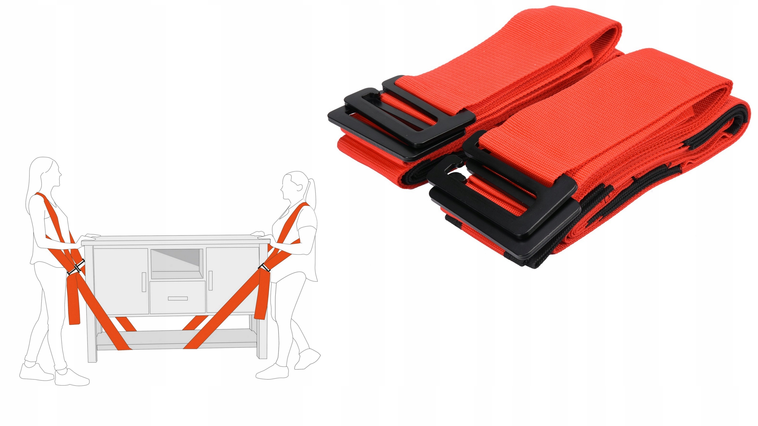 Pásy Pro Přenášení Nábytku 8 X 280 CM