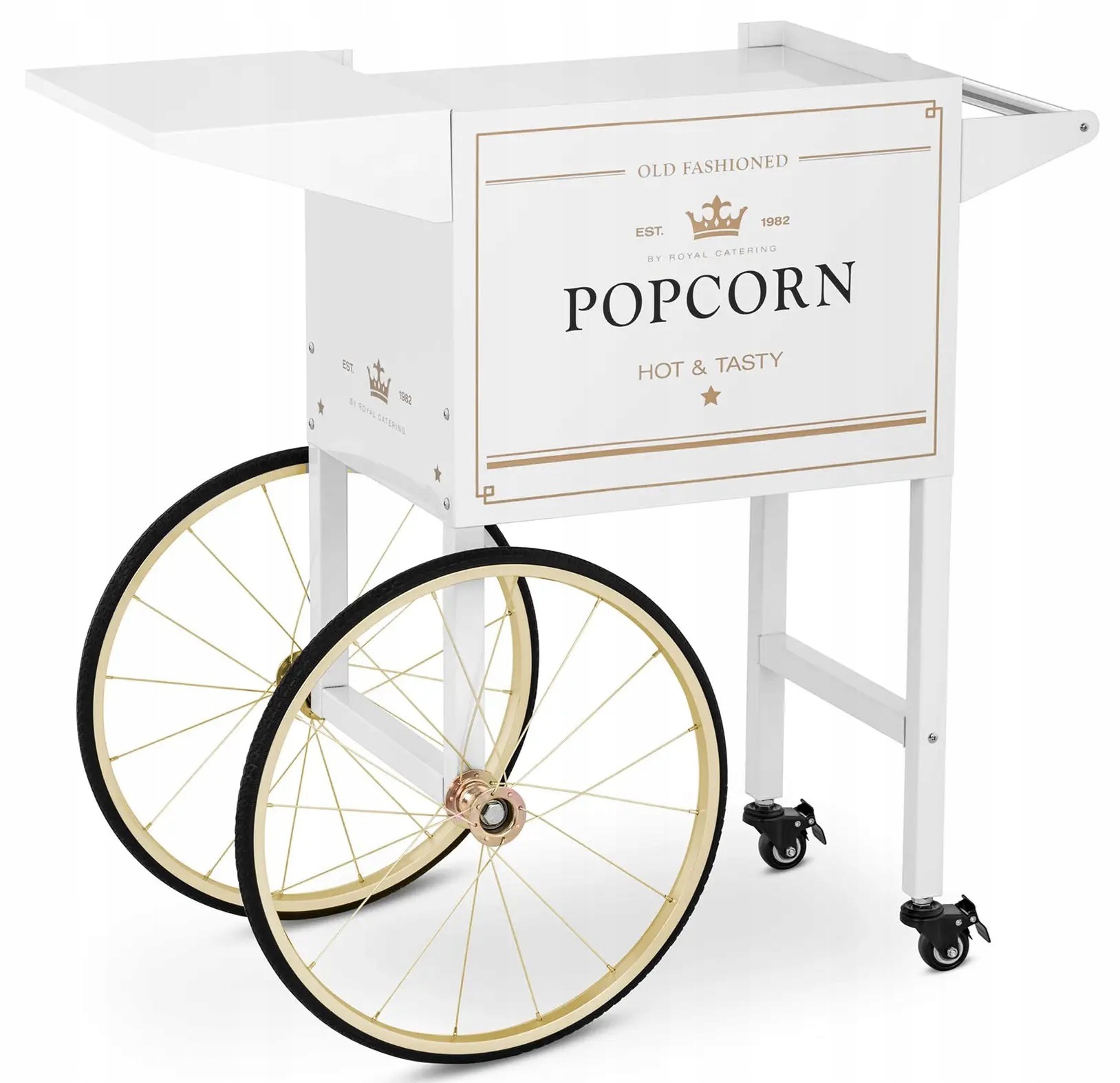 Vozík na popcornovač v retro stylu Royal Catering RCPT-WGWG-1