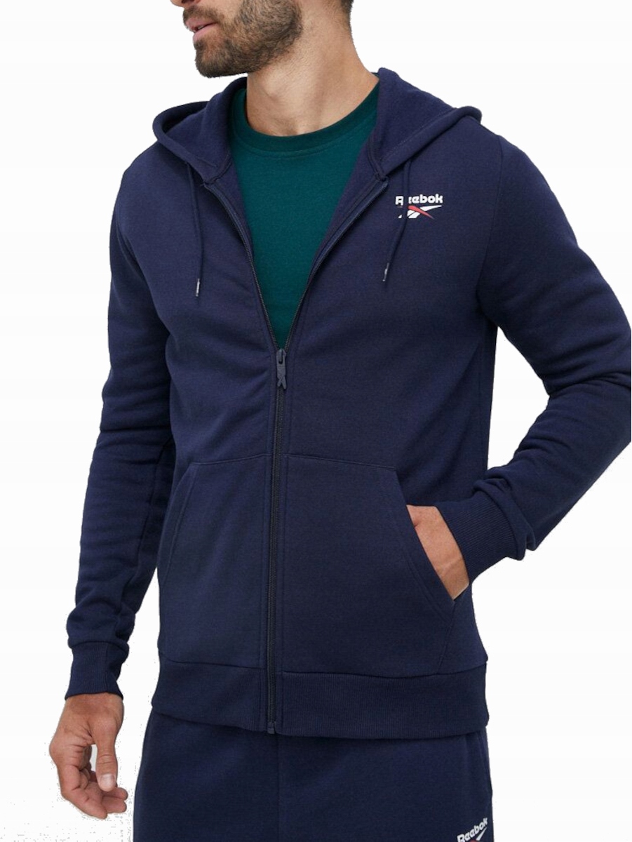pánská mikina Reebok S Kapucí H52220 rozepínatelná na zip S