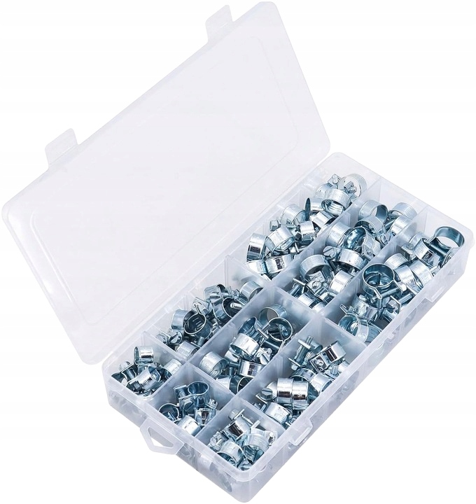 ZESTAW obejmy cybanty ZACISKOWE OPASKA ZACISKOWA skręcana MOCNE 8-18mm 135 Szerokość 10 mm