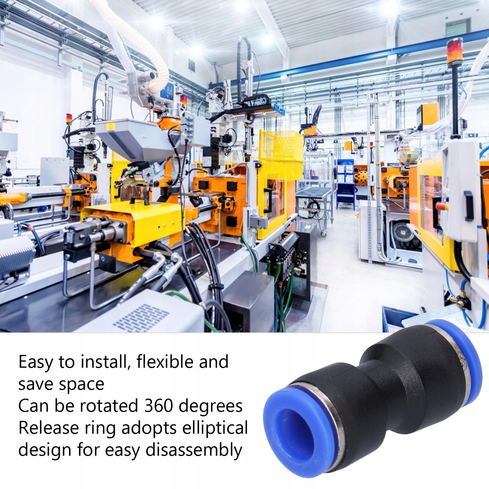 50 sztuk proste złącze pneumatyczne Push to EAN (GTIN) 4005176621819