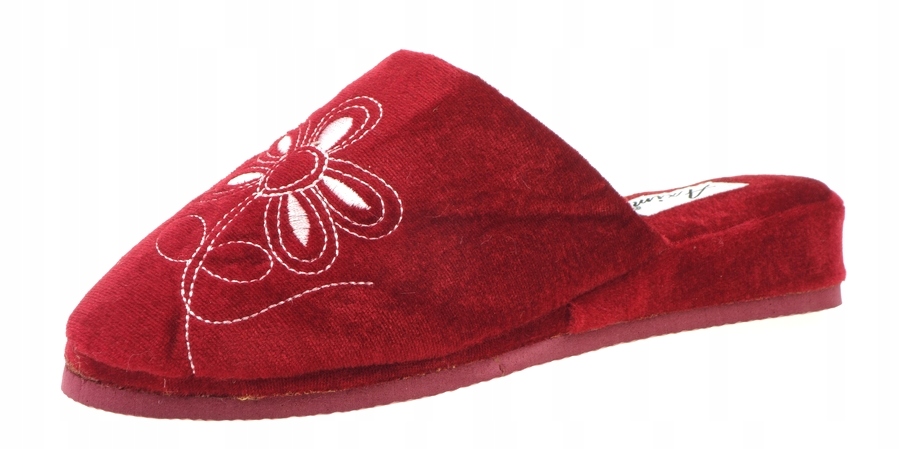 

Kapcie Damskie Welur Pantofle Klinie Koturnie 39